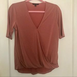 Banana Republic Sandwash Modal Wrap Top